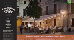 Desktop Screenshot of giardinopollensa.com